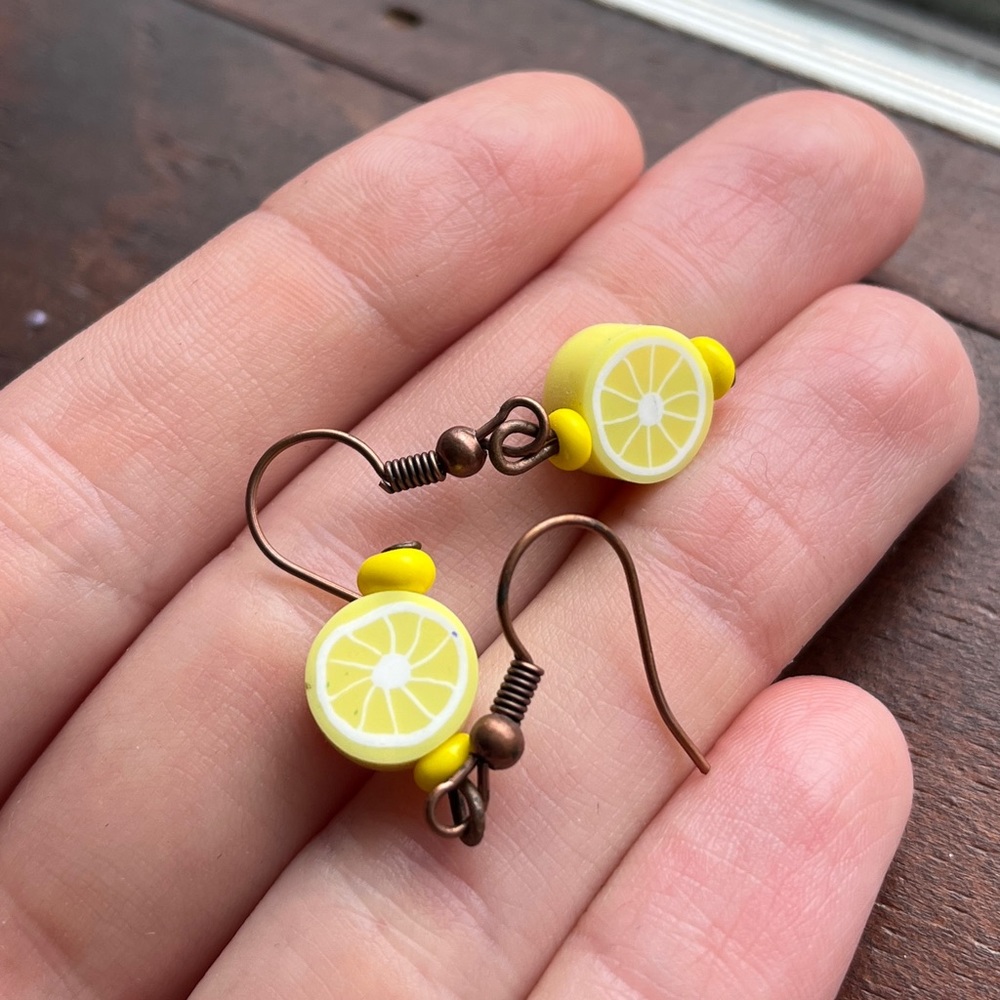 Lemon earrings - Picture 4 of 4